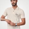 Shrinkalble Knit Polo T-Shirt - Print 5