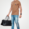 Shrinkalble Knit Polo T-Shirt - Print 1