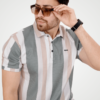 Designer Stripe Polo - Print 1