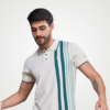 Zig Zag Vertical Print T-Shirt - Print 6