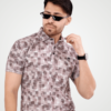 Imported Bubble Print Polo T-Shirt - Print 4