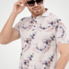 Imported Bubble Print Polo T-Shirt - Print 1