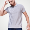 Global Chain Jacquard Polo - Print 2