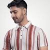 Vertical Honeycomb Polo - Print 4